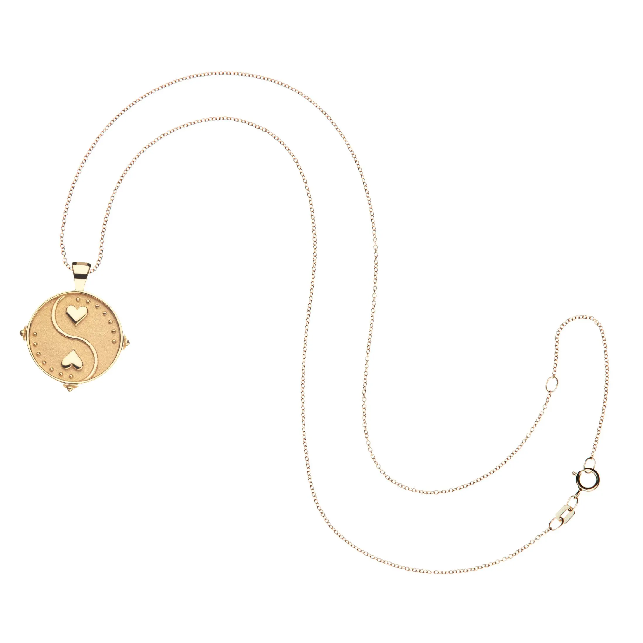BALANCE JW Small Pendant Coin in Solid Gold sold by Jane Win product image thumbnail 5