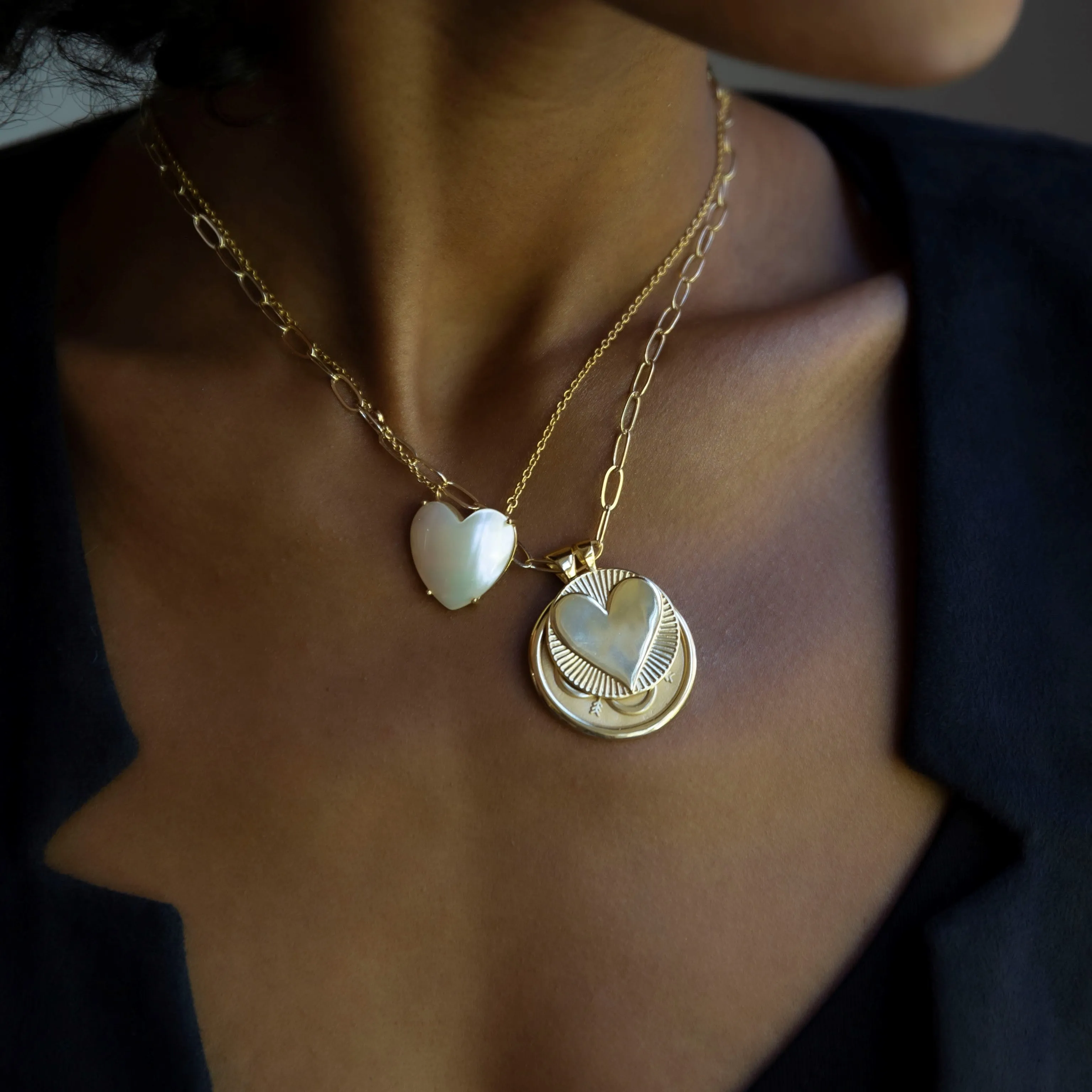 LOVE Hearts Find Me Love Pendant 14k Gold PERSONALIZED sold by Jane Win product image thumbnail 3