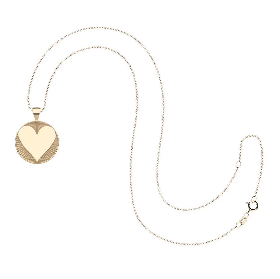 LOVE Hearts Find Me Love Pendant 14k Gold PERSONALIZED sold by Jane Win product image thumbnail 5