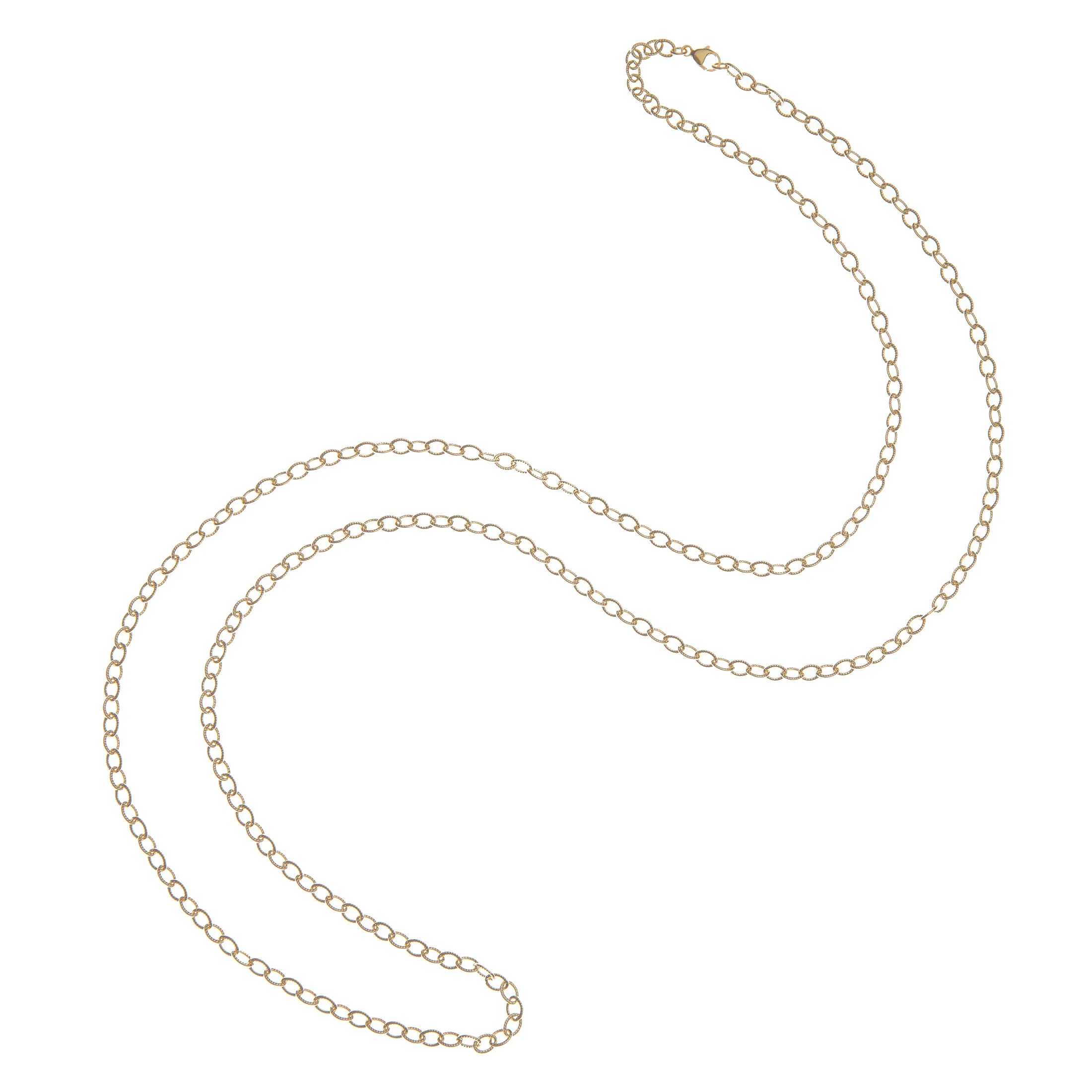 Mini Twist 32 inch Link Gold Plated Chain sold by Jane Win