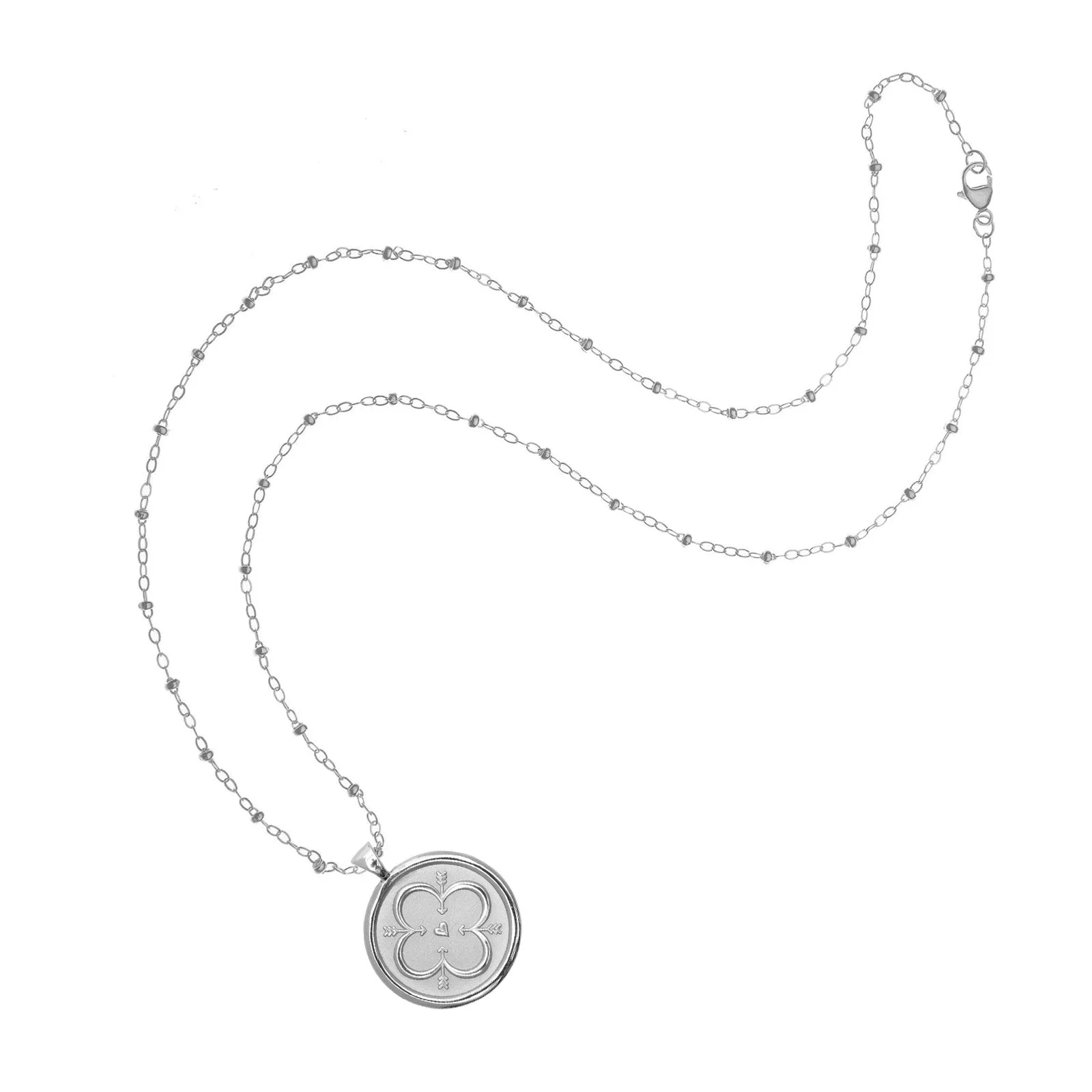 LOVE JW Small Pendant Coin in Silver SALE sold by Jane Win product image thumbnail 5