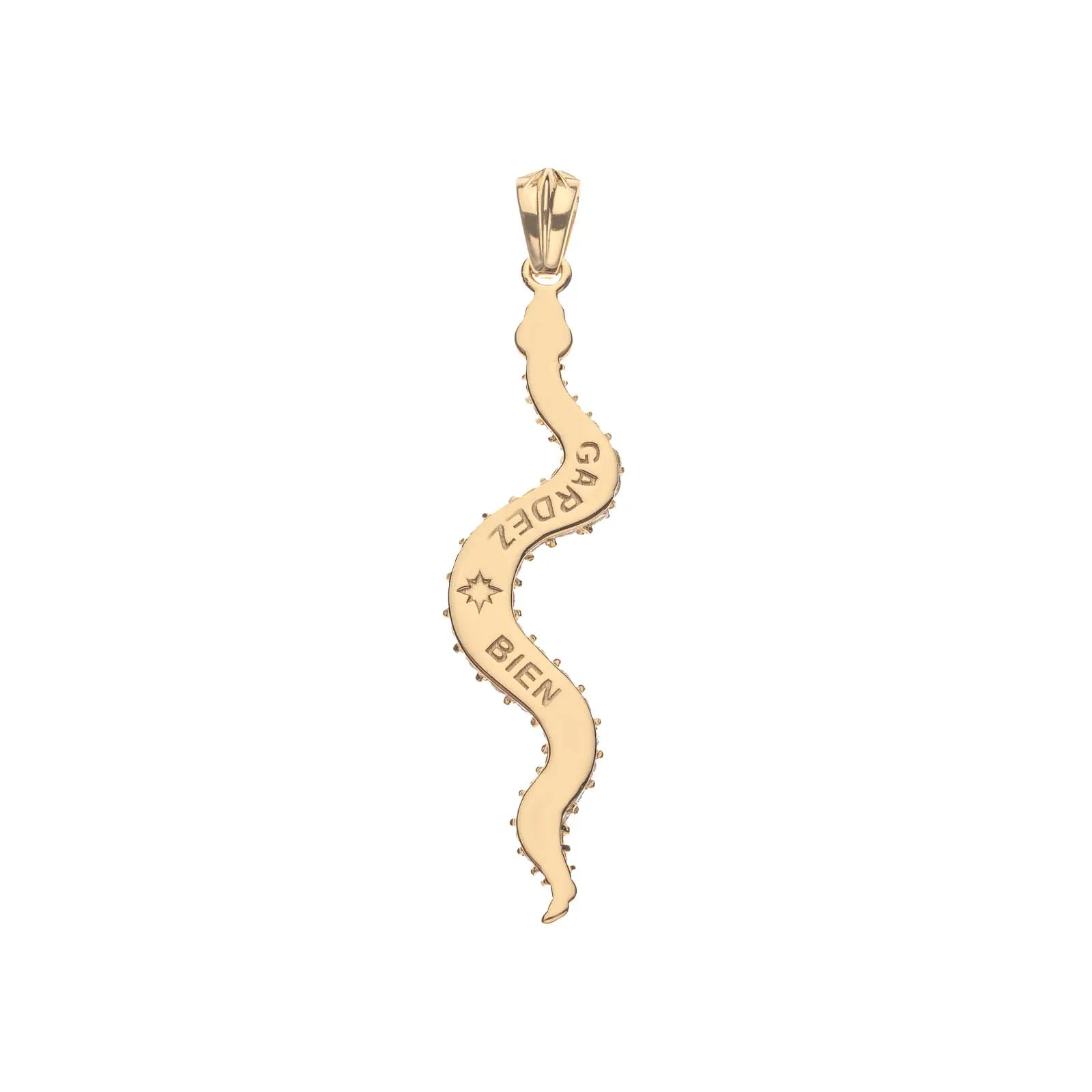 PROTECT Embellished Snake Pendant in Pink SALE sold by Jane Win product image thumbnail 4
