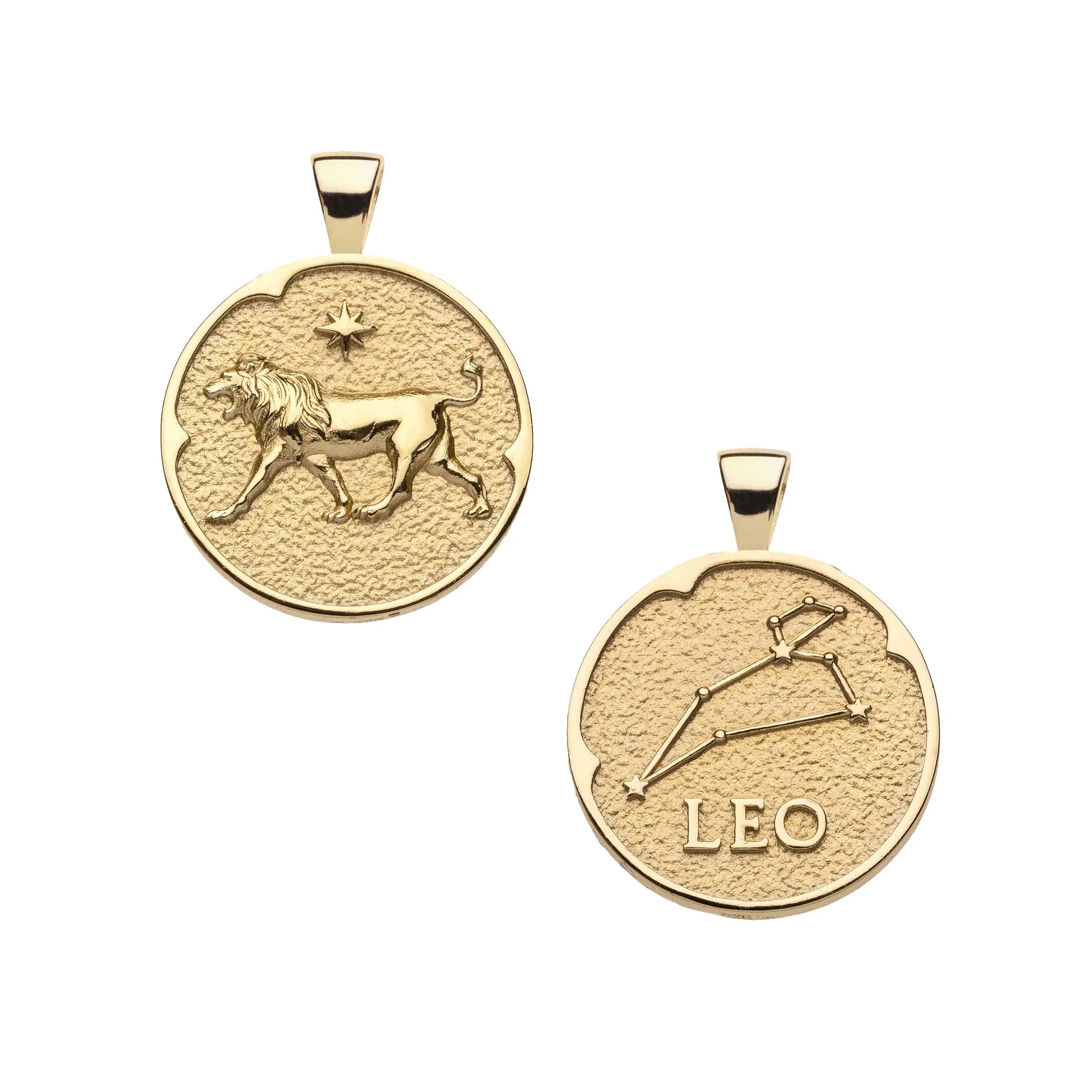 LEO JW Small Zodiac Pendant Coin - Jul 23 - Aug 22 sold by Jane Win product image thumbnail 2