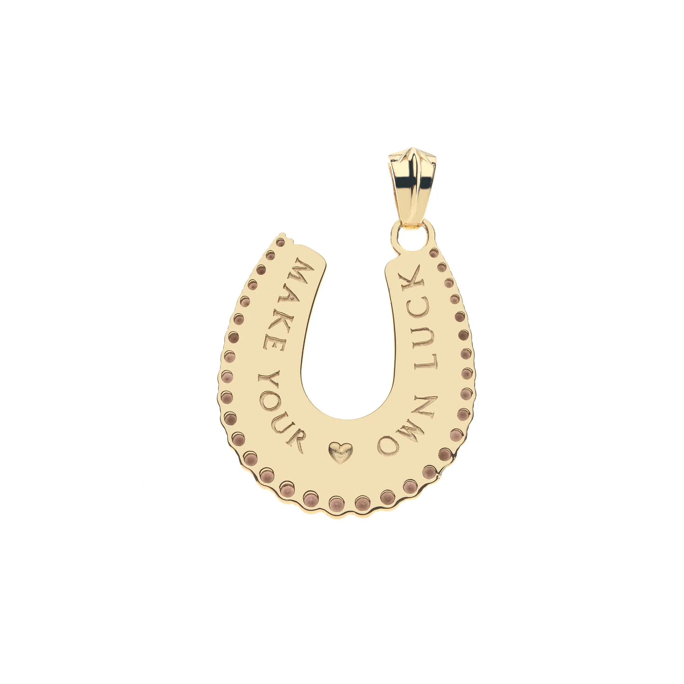 Feeling Lucky Mother of Pearl Horseshoe Pendant sold by Jane Win product image thumbnail 2
