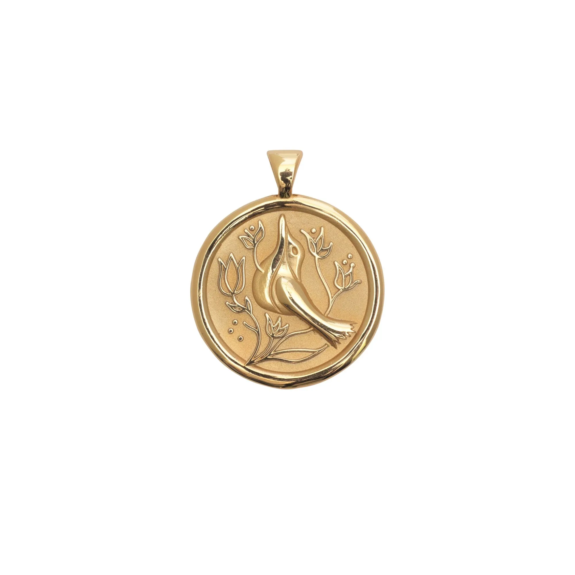 PEACE JW Small Pendant Coin sold by Jane Win