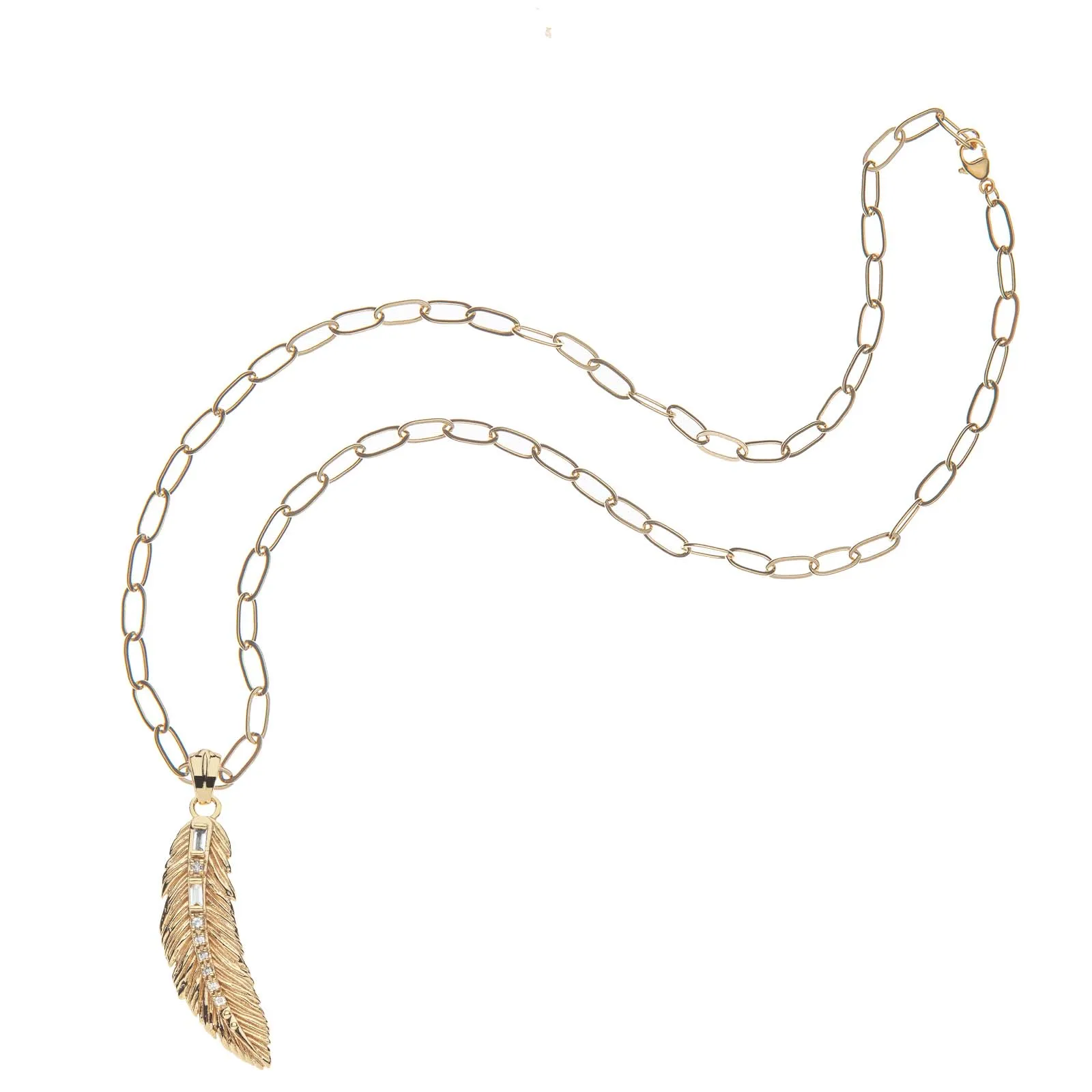 LUCKY Feather Pendant sold by Jane Win product image thumbnail 5