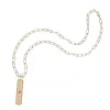 FOREVER Eclipse Dogtag Pendant in Mother of Pearl sold by Jane Win