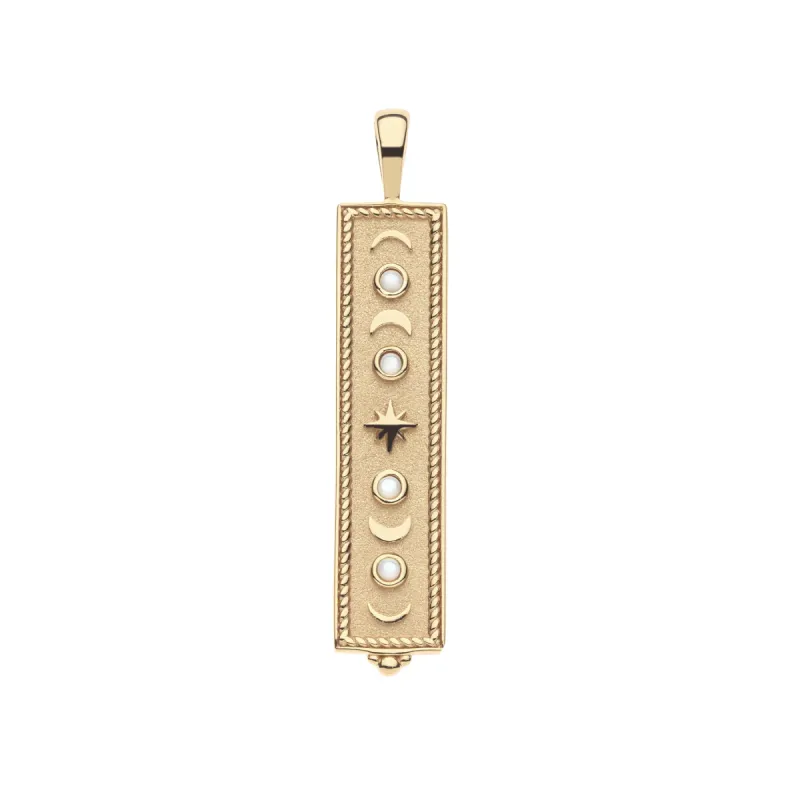 FOREVER Eclipse Dogtag Pendant in Mother of Pearl sold by Jane Win