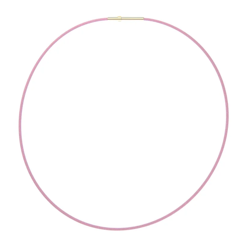 Powder Coated Omega Wire Chain in Pink sold by Jane Win