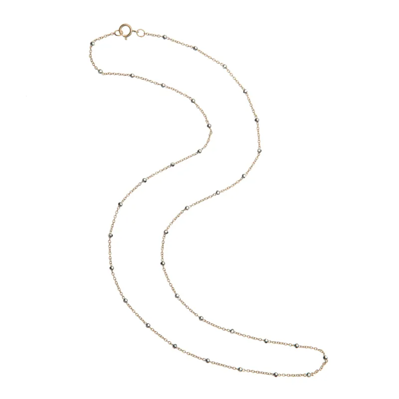 Gilver Two-Tone Delicate Satellite Chain sold by Jane Win