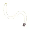 PROTECT Labradorite Scarab Pendant in Solid Gold sold by Jane Win