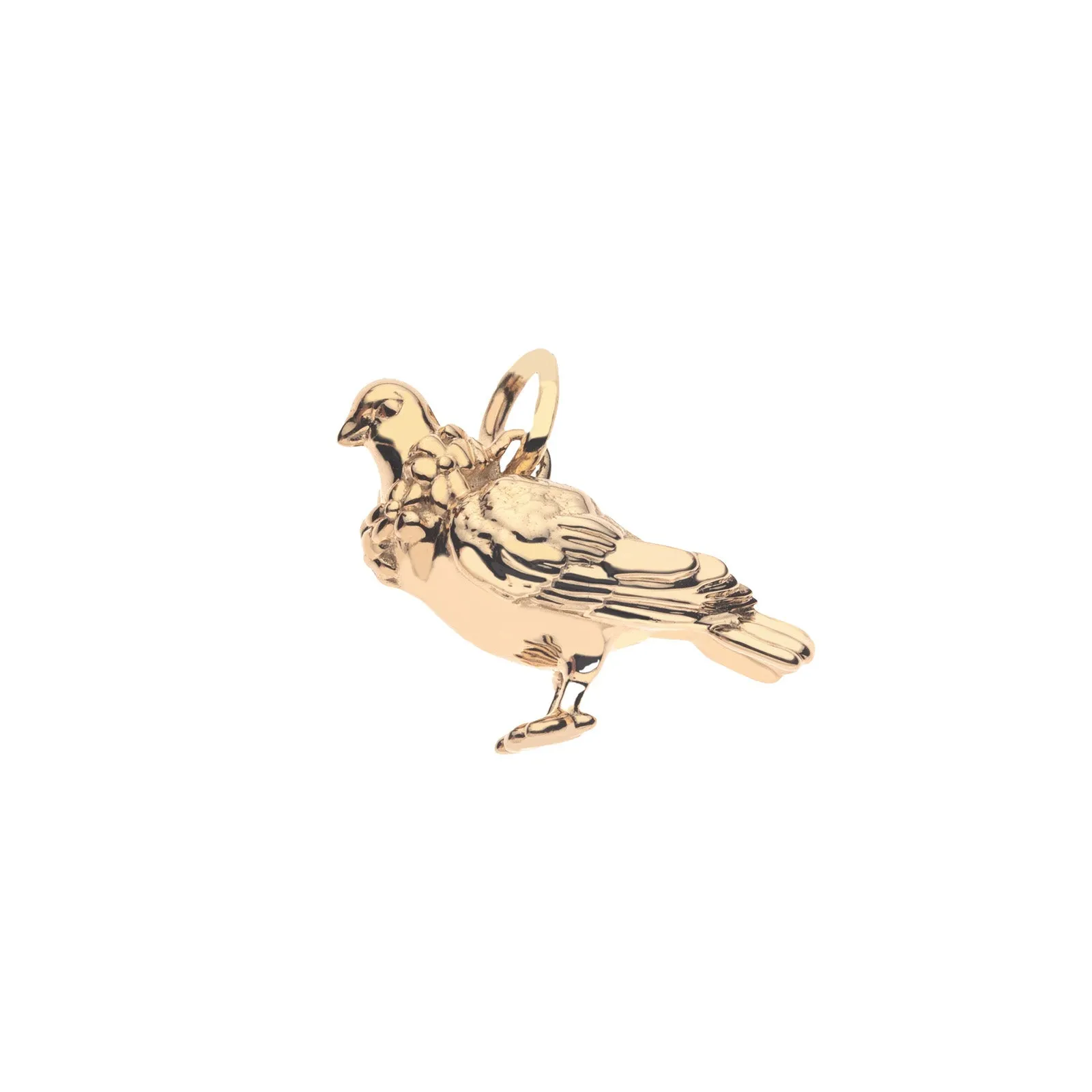 JW x Lewis Miller NYC Pigeon Pendant in Solid Gold sold by Jane Win product image thumbnail 4