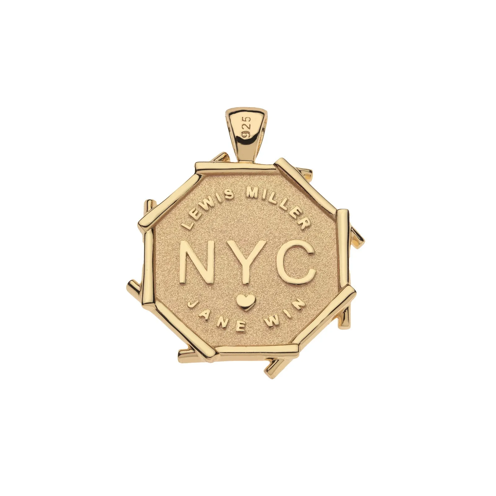 NYC Choose Your Adventure Spinner Pendant sold by Jane Win product image thumbnail 2