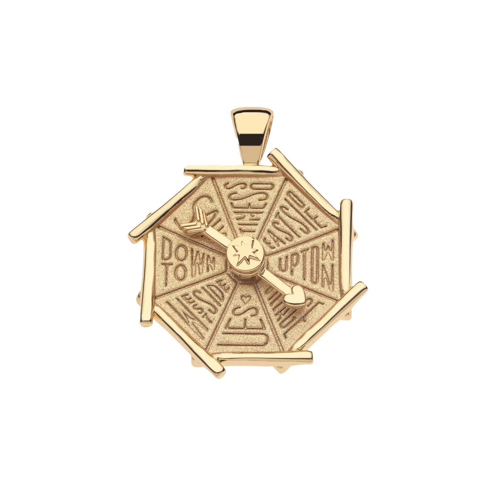 NYC Choose Your Adventure Spinner Pendant sold by Jane Win