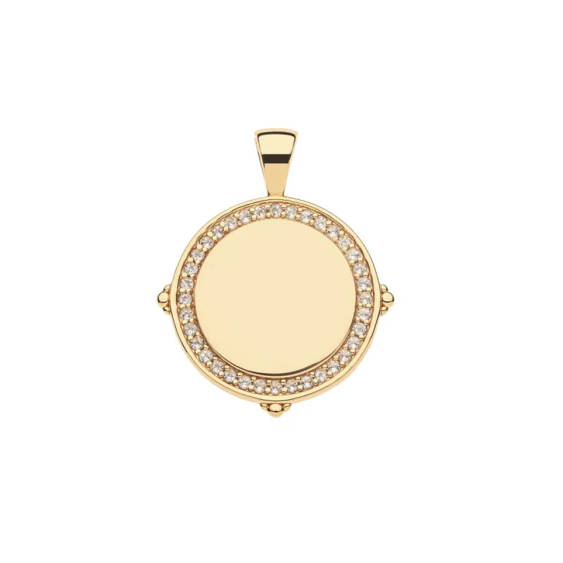 Embellished Personalized Original Coin Pendant sold by Jane Win