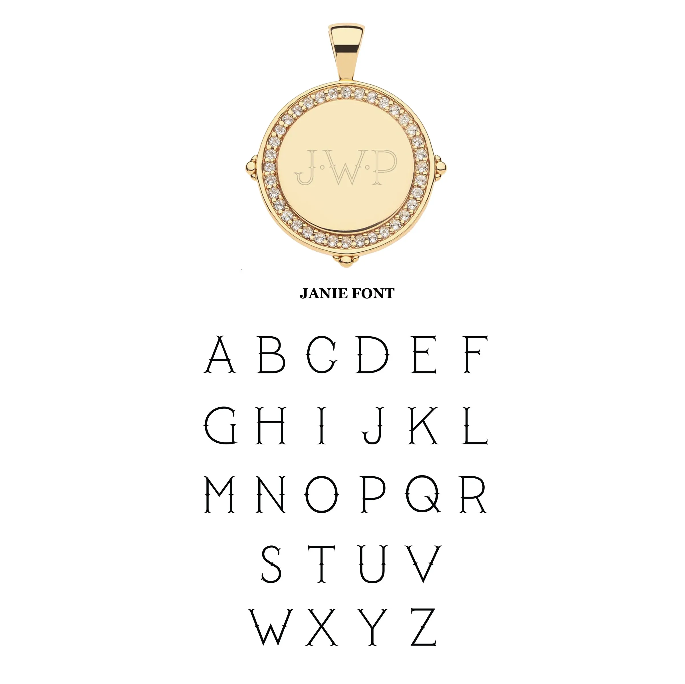 Embellished Personalized Original Coin Pendant sold by Jane Win product image thumbnail 4