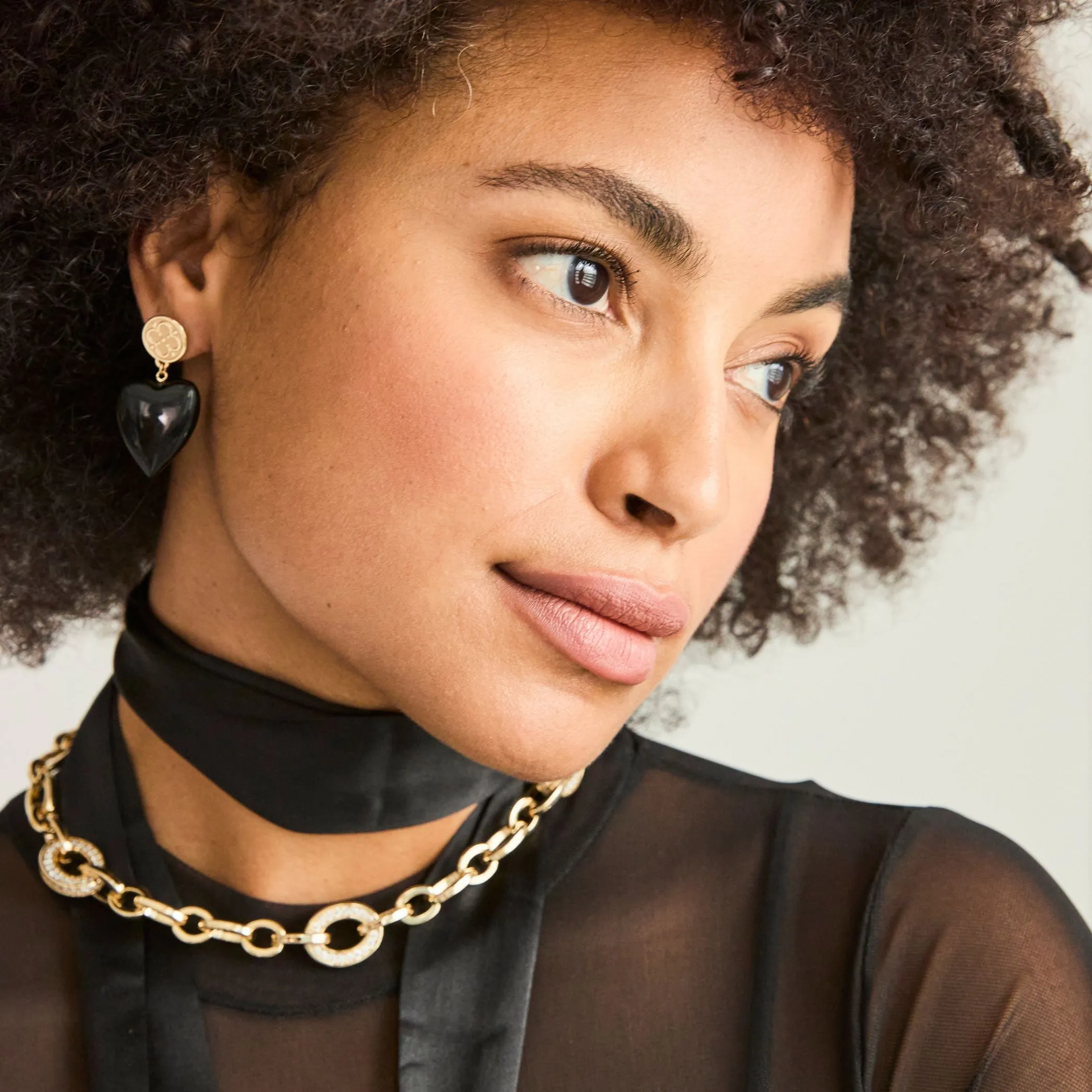 LOVE Carry Your Heart Earrings in Black Agate SALE sold by Jane Win product image thumbnail 2