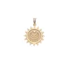 LOVE Petite Embellished Coin in Solid Gold sold by Jane Win