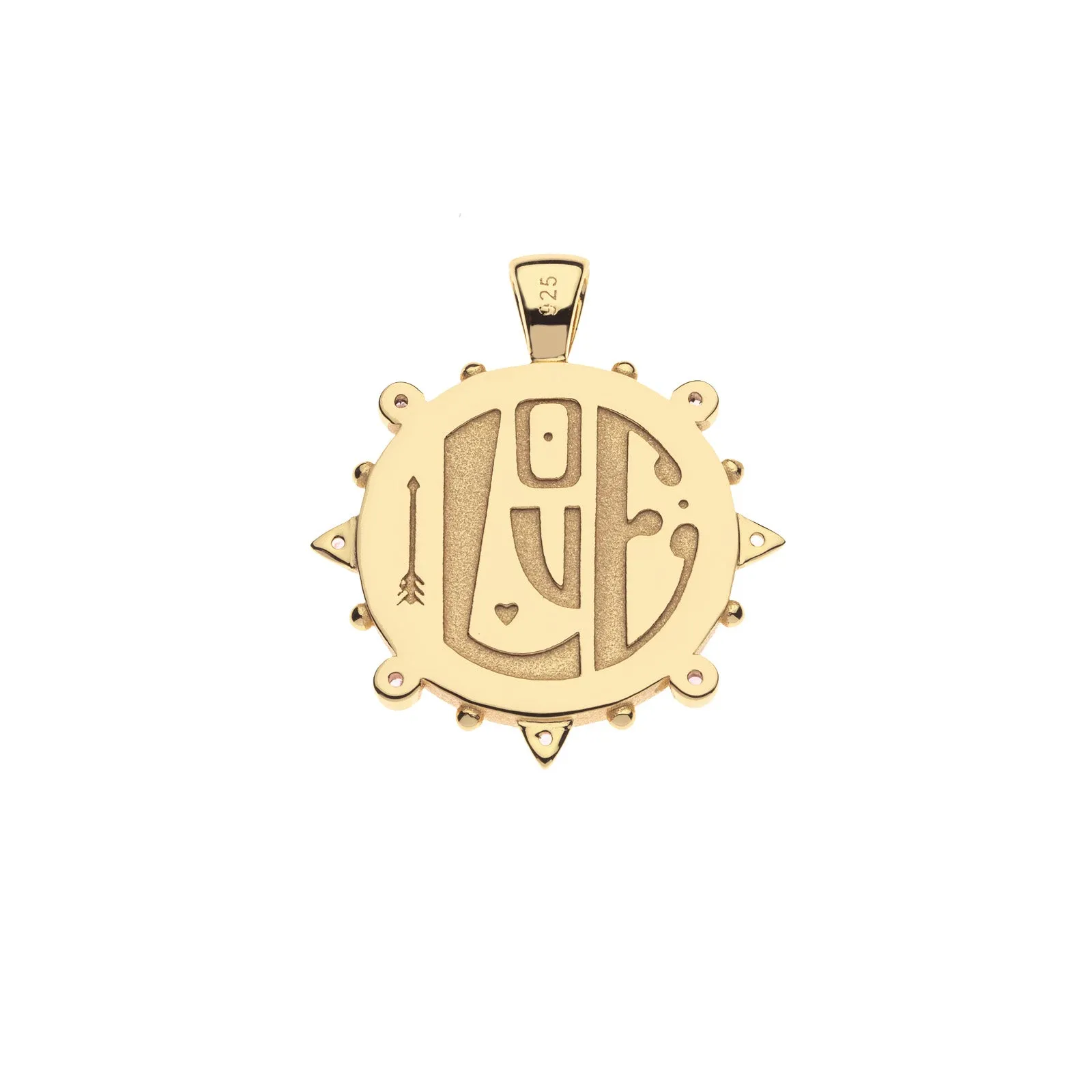 All of My Heart LOVE Pendant in Mother of Pearl sold by Jane Win product image thumbnail 2