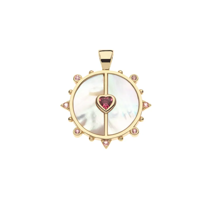 All of My Heart LOVE Pendant in Mother of Pearl sold by Jane Win