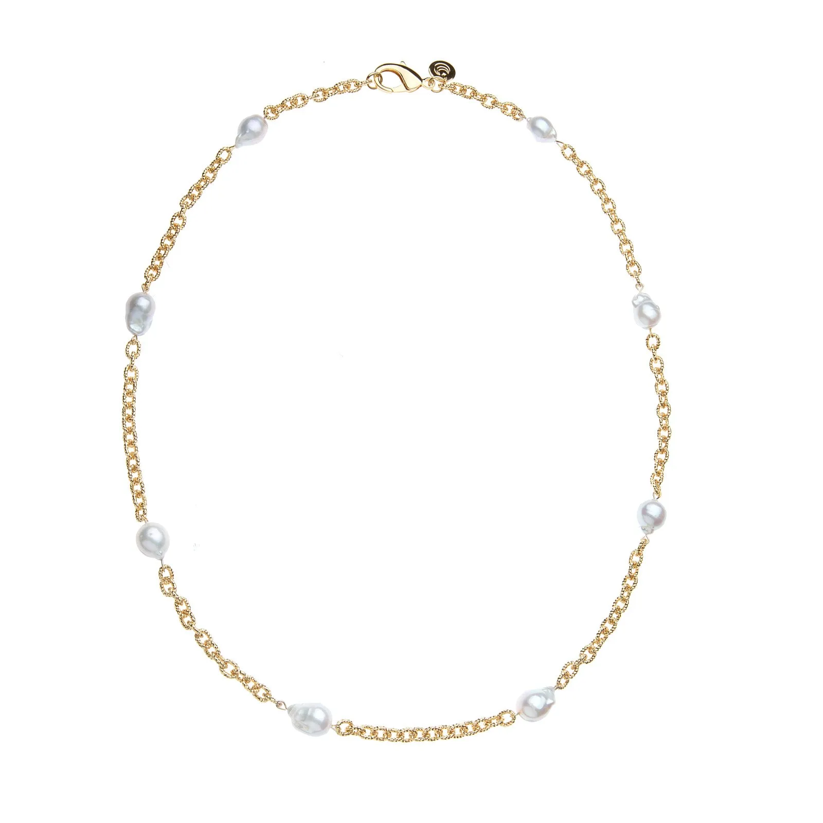 Jewel Box Pearl Station Necklace sold by Jane Win
