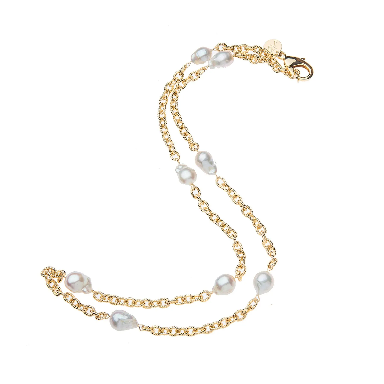 Jewel Box Pearl Station Necklace sold by Jane Win product image thumbnail 3