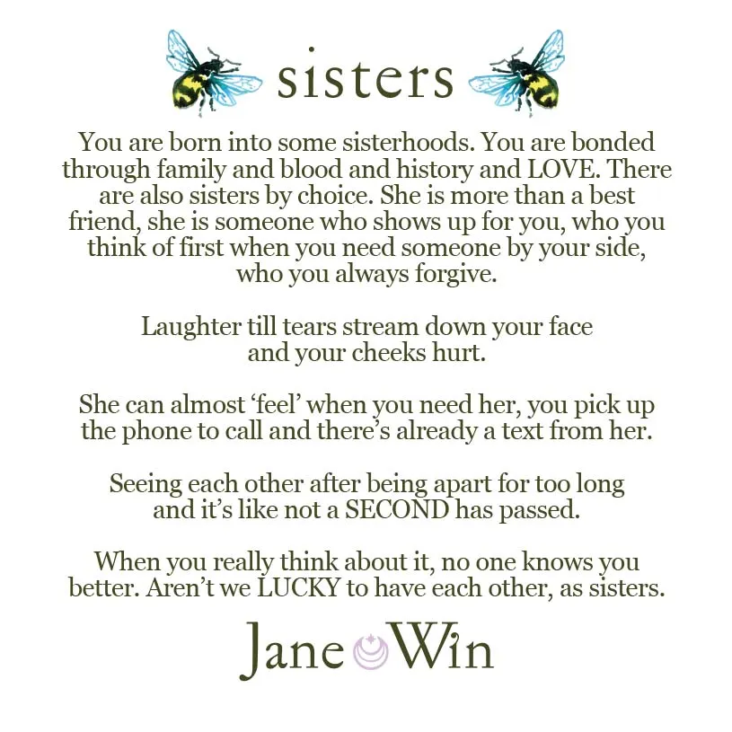 SISTERS Forever JW Original Pendant Coin in Solid Gold sold by Jane Win product image thumbnail 3
