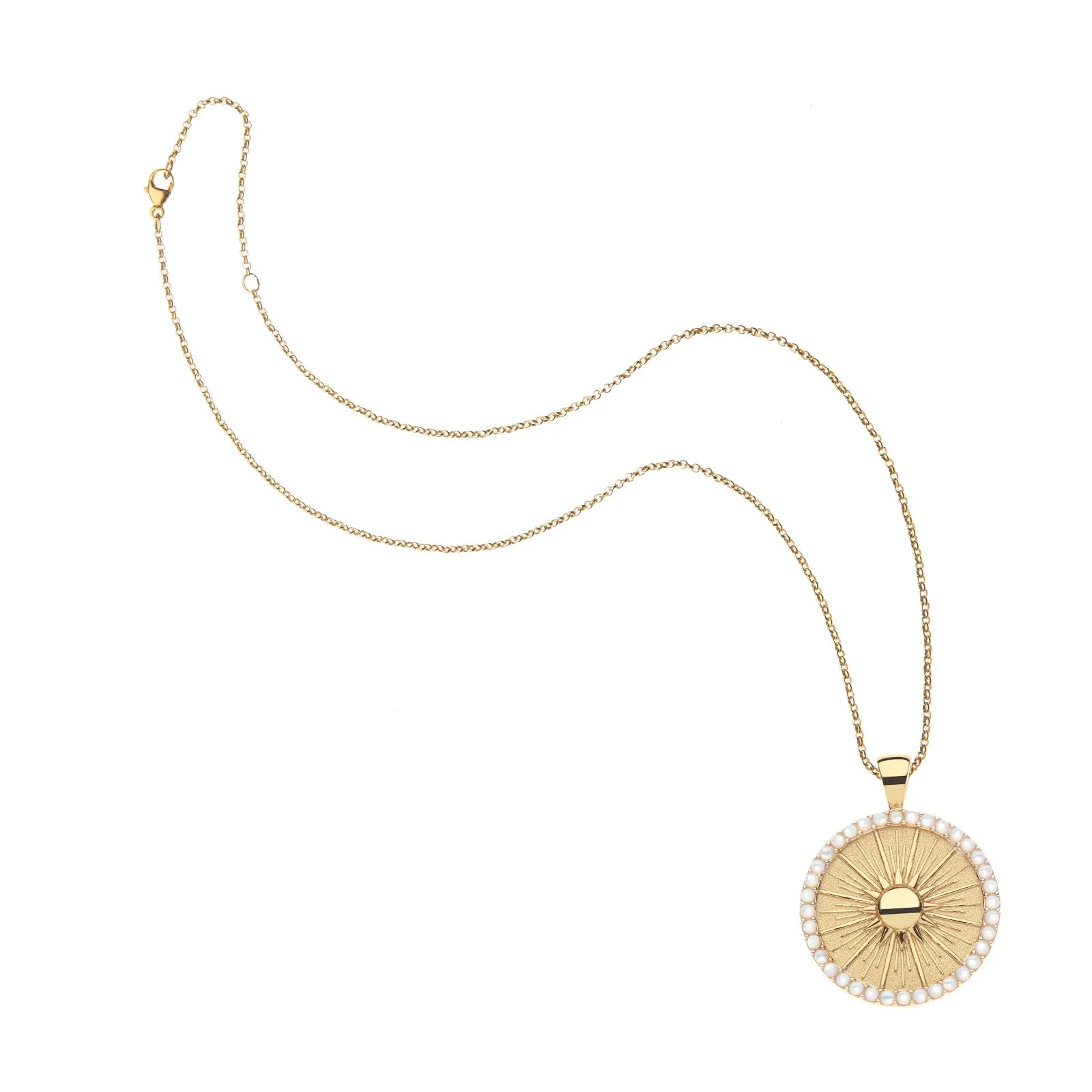 NAPLES JW Original Embellished Pendant Coin SALE sold by Jane Win product image thumbnail 3