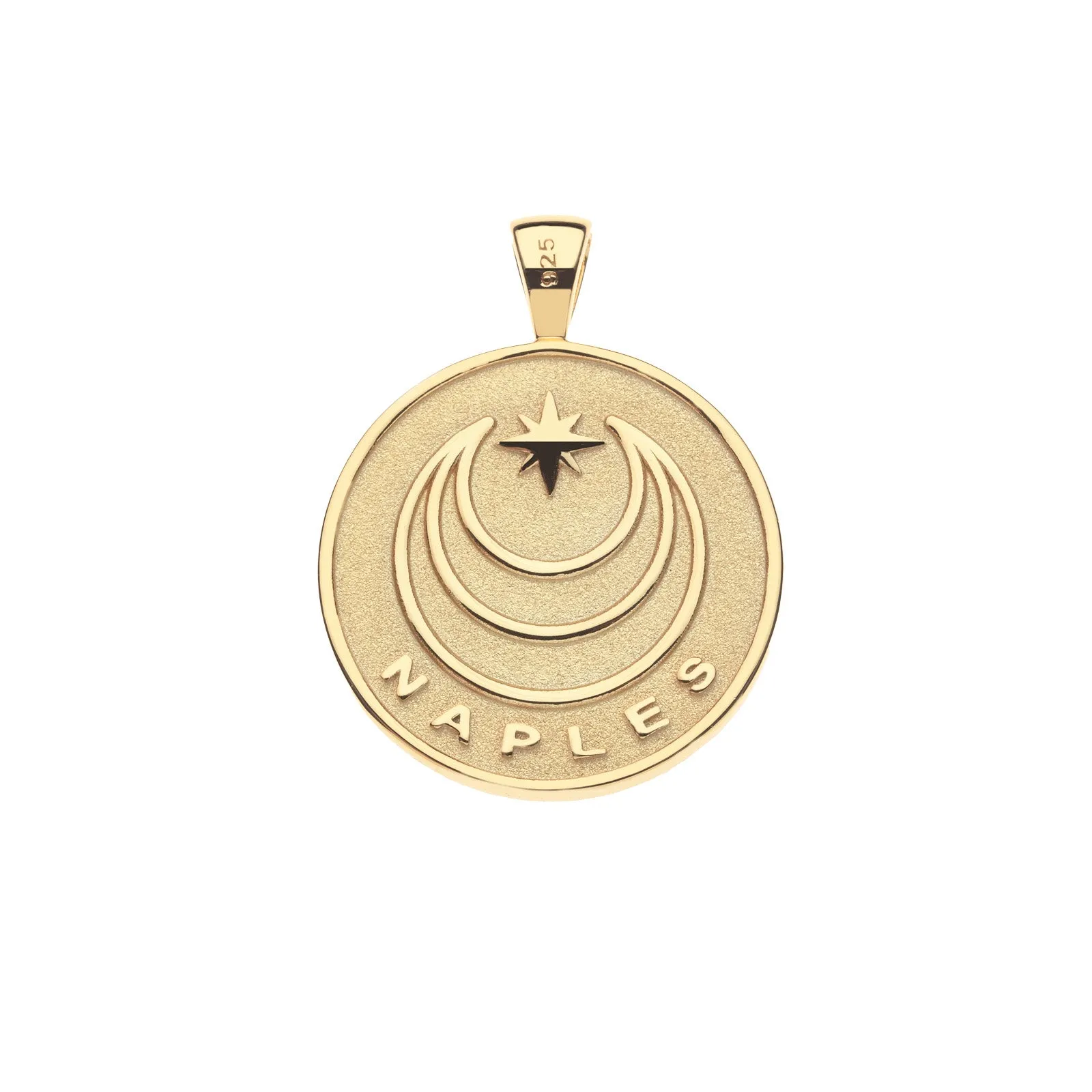 NAPLES JW Original Embellished Pendant Coin SALE sold by Jane Win product image thumbnail 2