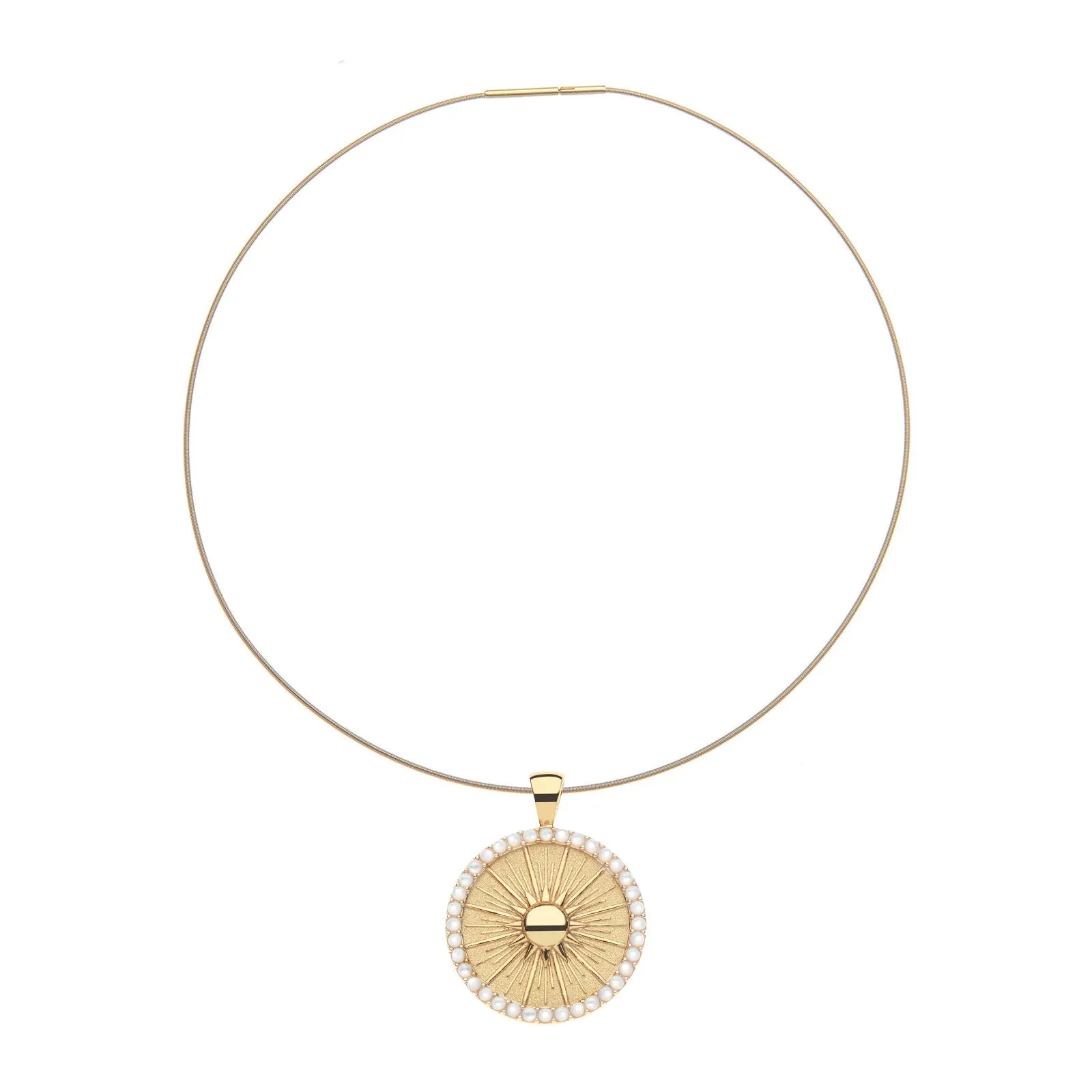 NAPLES JW Original Embellished Pendant Coin SALE sold by Jane Win product image thumbnail 4