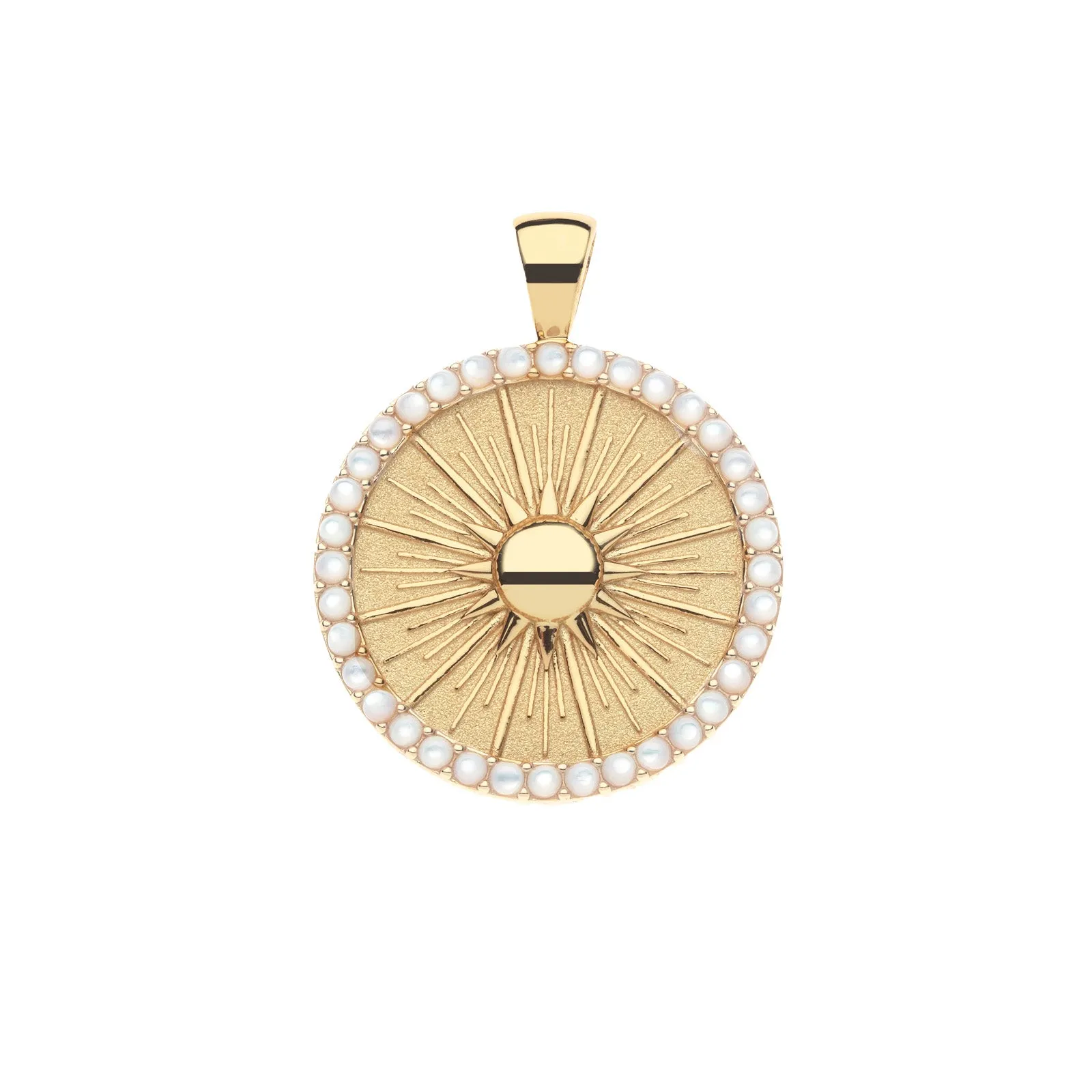 NAPLES JW Original Embellished Pendant Coin SALE sold by Jane Win