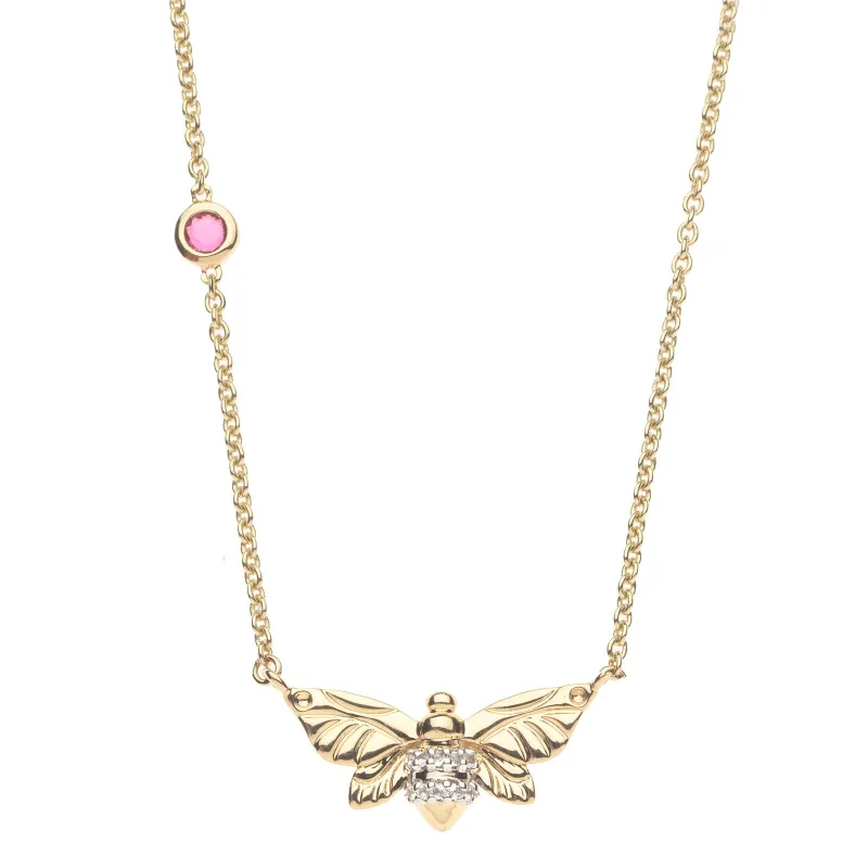 SISTERS Forever Queen Bee Necklace in Solid Gold sold by Jane Win
