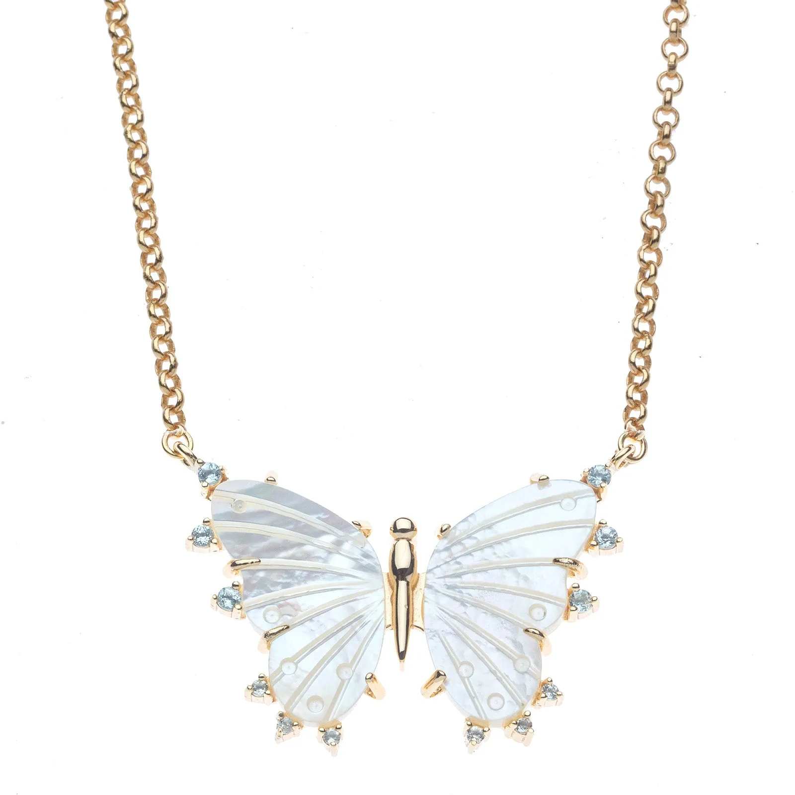 FREEDOM Butterfly Effect in White Mother of Pearl sold by Jane Win