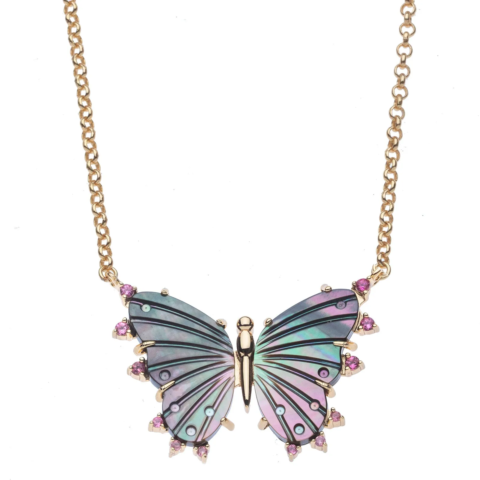 FREEDOM Butterfly Effect in Black Mother of Pearl sold by Jane Win