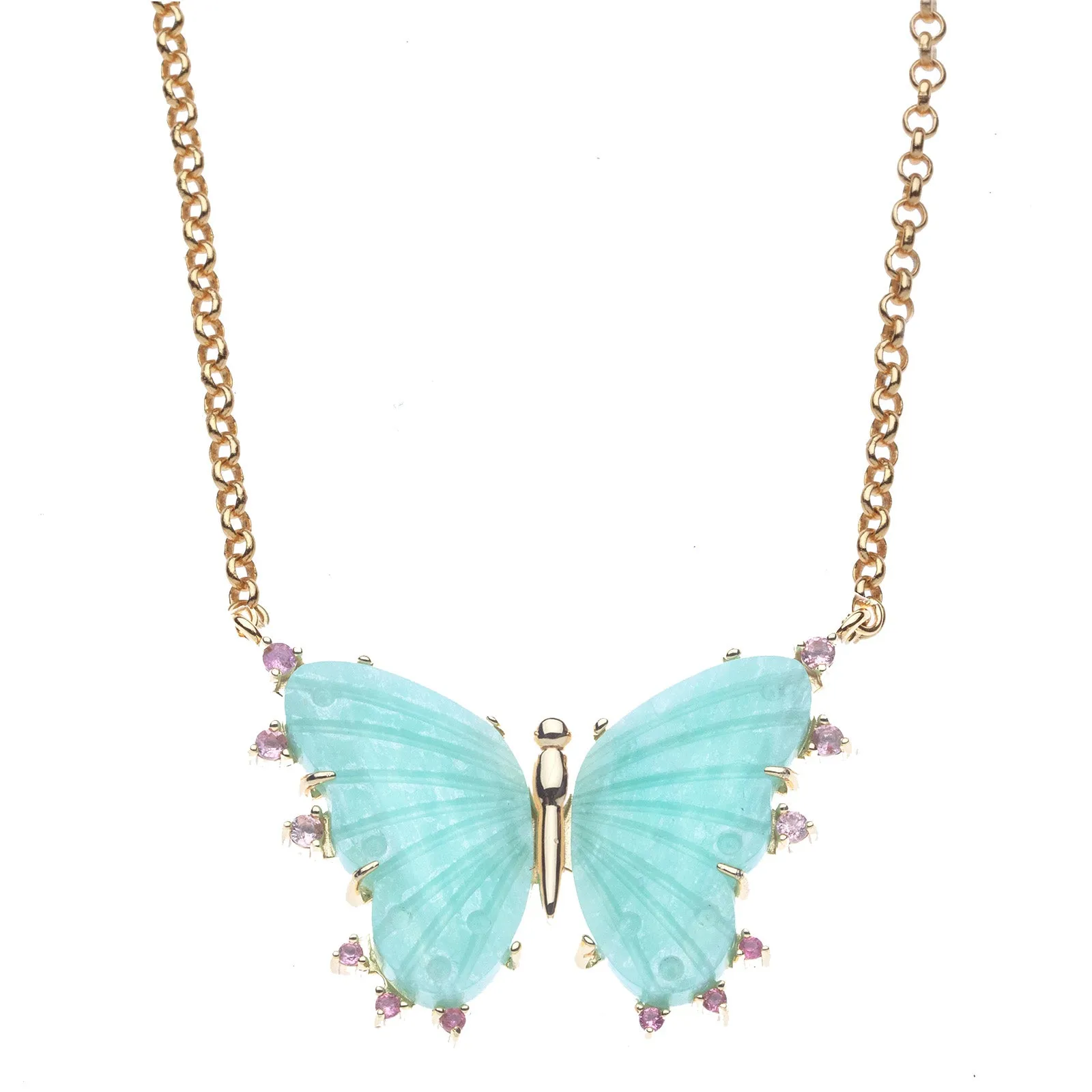 FREEDOM Butterfly Effect in Amazonite sold by Jane Win