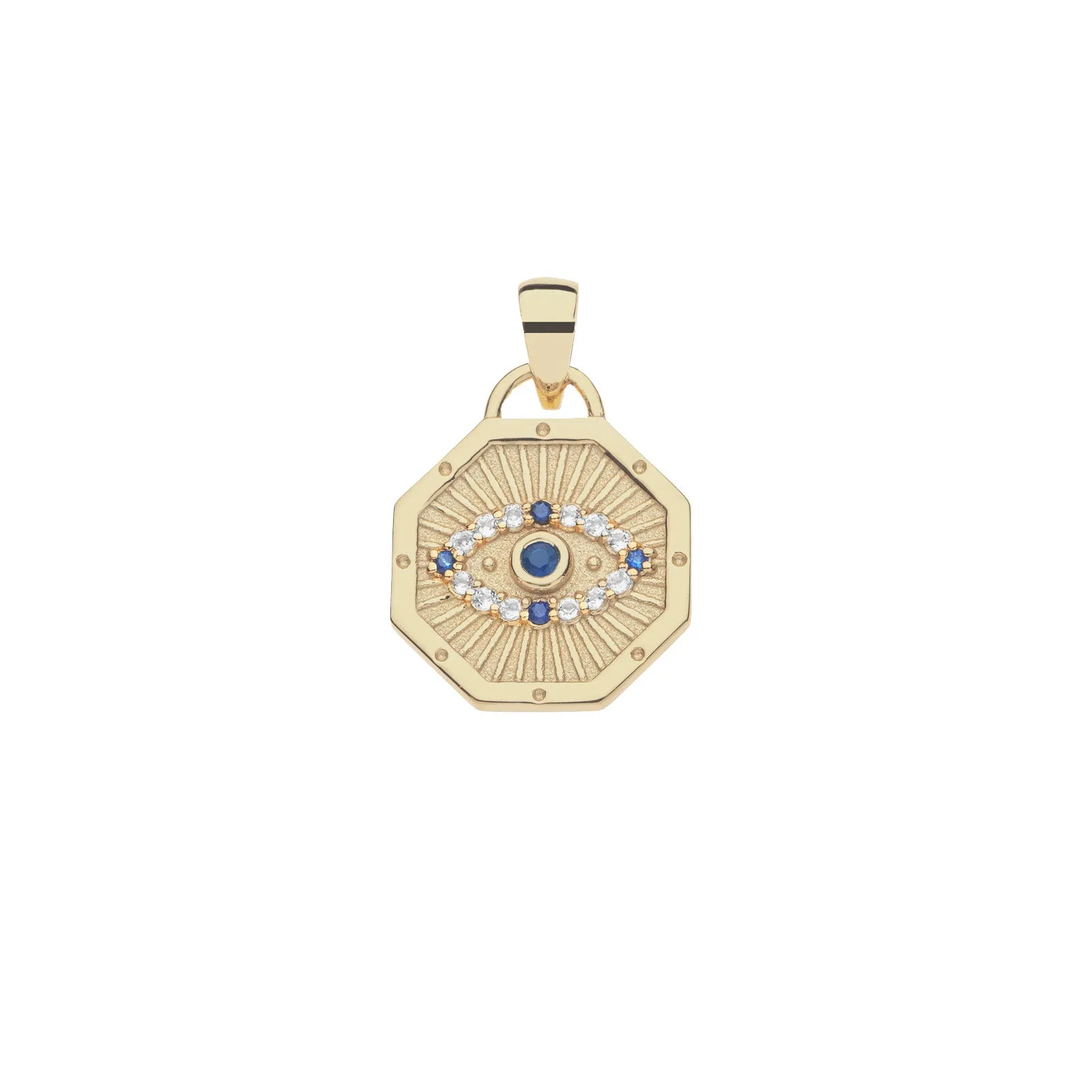 PROTECT Evil Eye Petite Embellished Pendant sold by Jane Win