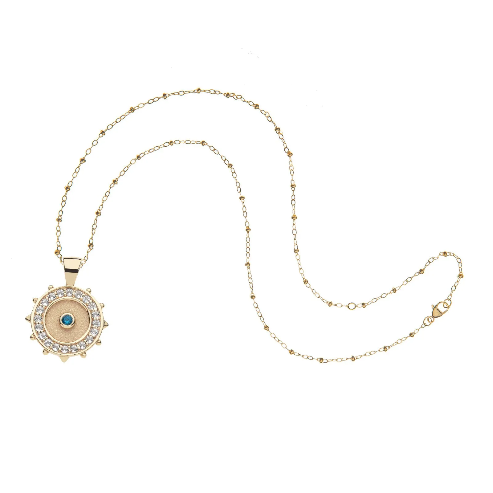 PROTECT Embellished Watchful Eye Pendant sold by Jane Win product image thumbnail 4