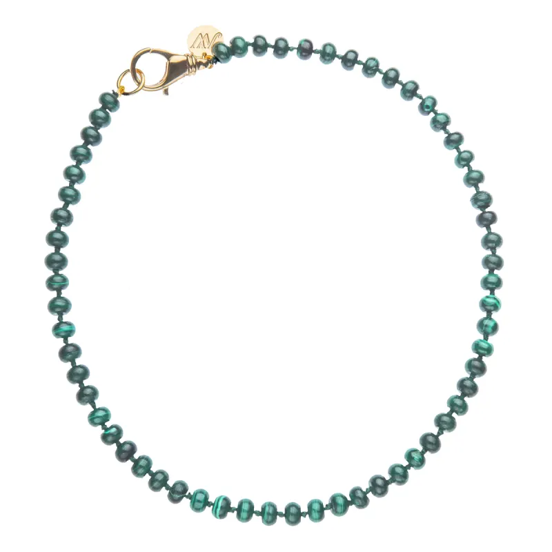 Malachite Beaded Necklace sold by Jane Win