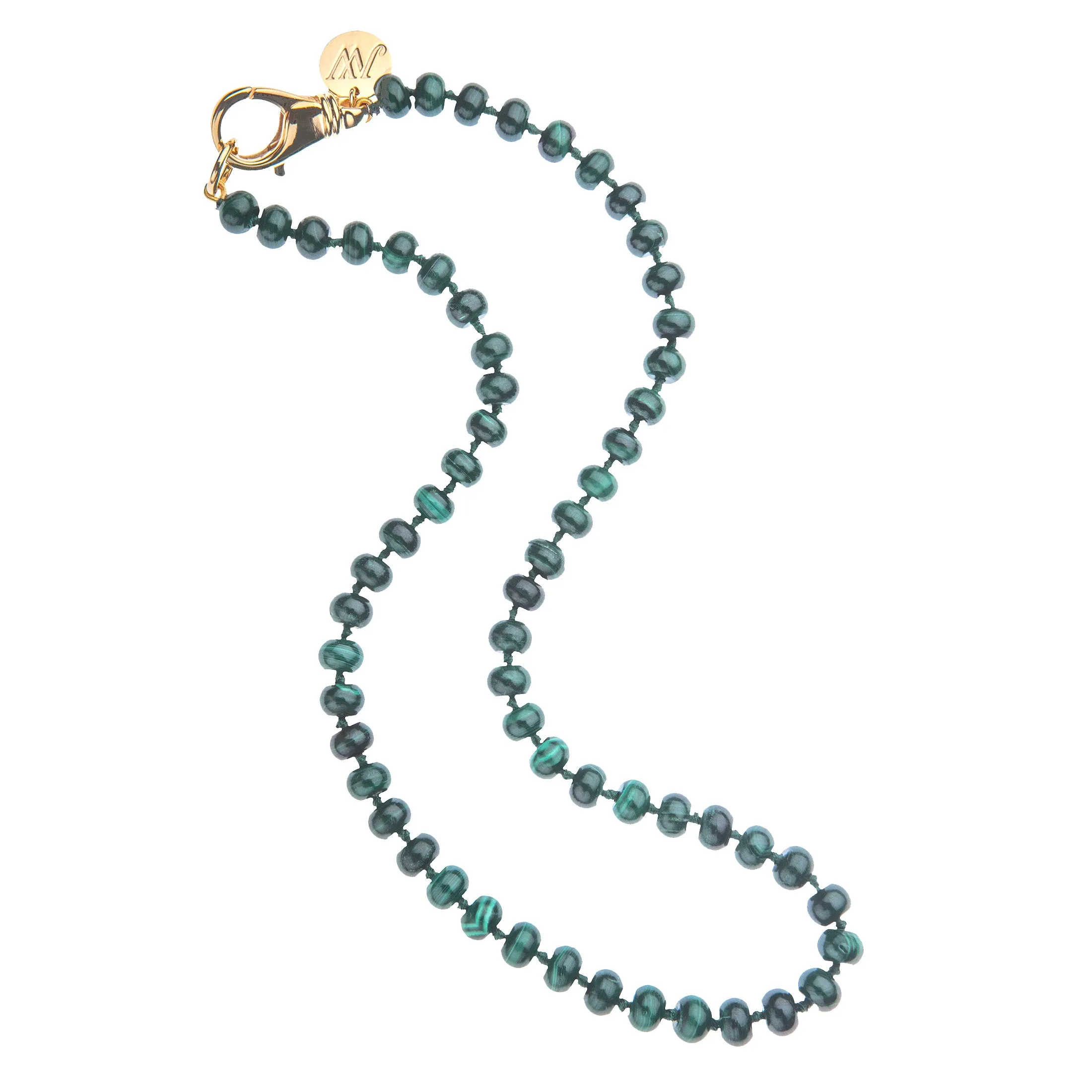 Malachite Beaded Necklace sold by Jane Win product image thumbnail 2