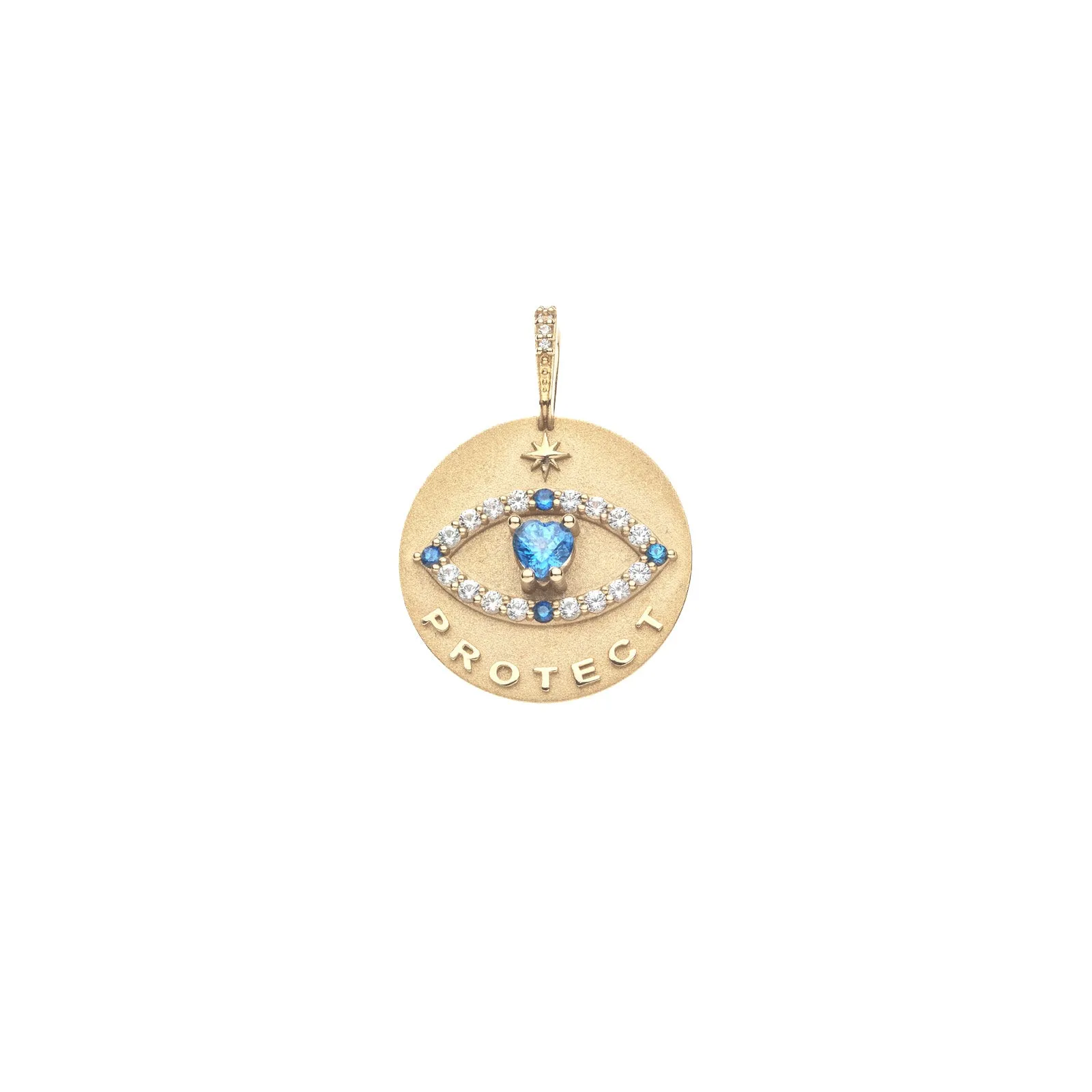 PROTECT Eye of Wisdom Pendant in Solid Gold sold by Jane Win