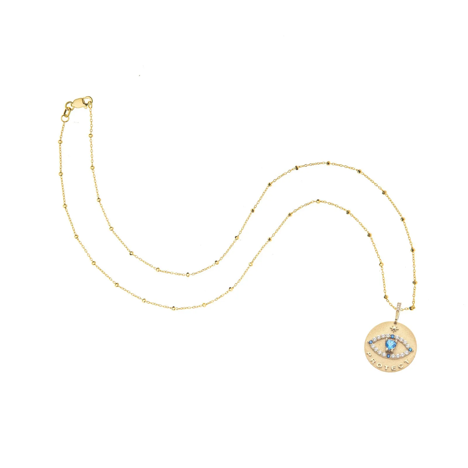 PROTECT Eye of Wisdom Pendant in Solid Gold sold by Jane Win product image thumbnail 5