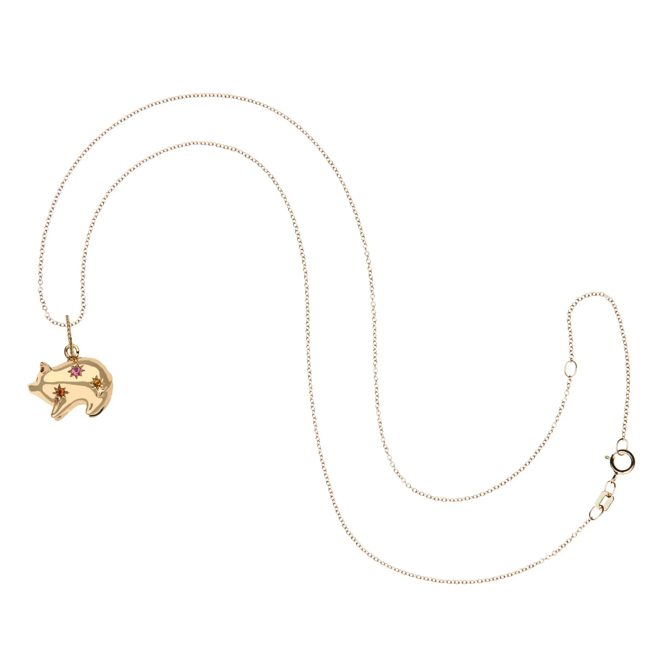 LUCKY Wishful Pig Pendant in Solid Gold sold by Jane Win product image thumbnail 4