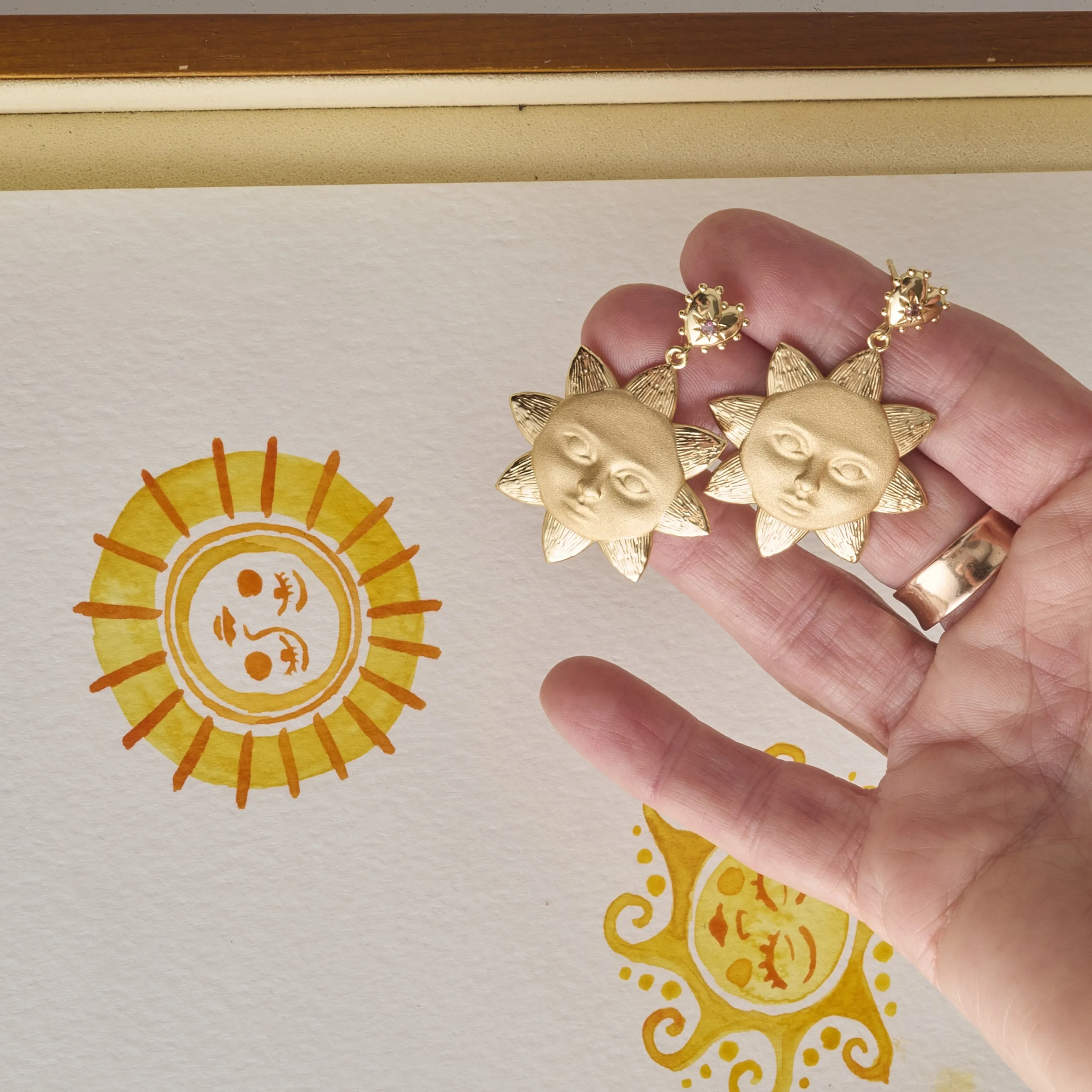 STRONG Under the Sun Earrings sold by Jane Win product image thumbnail 4