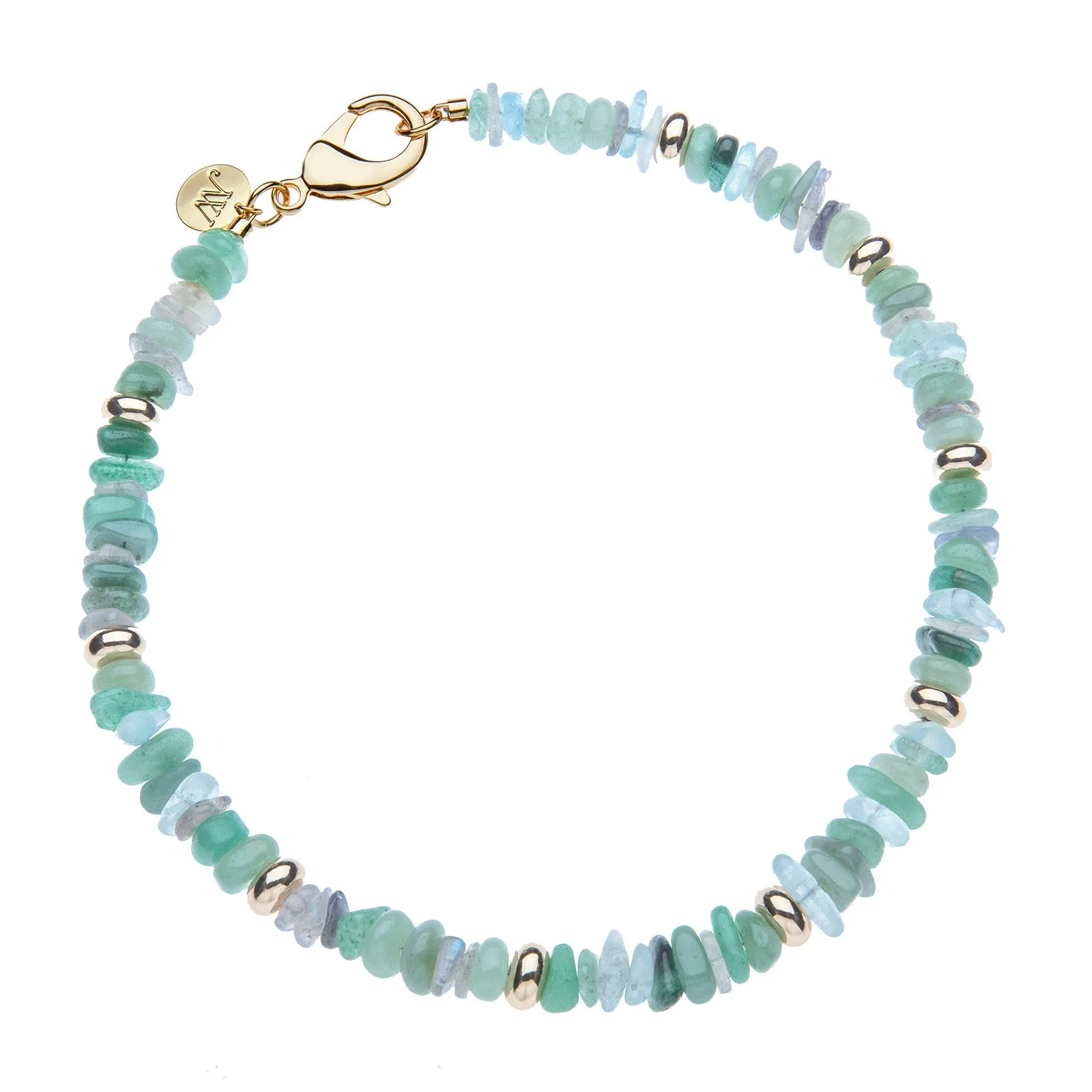 STRONG Seaglass Beaded Necklace sold by Jane Win