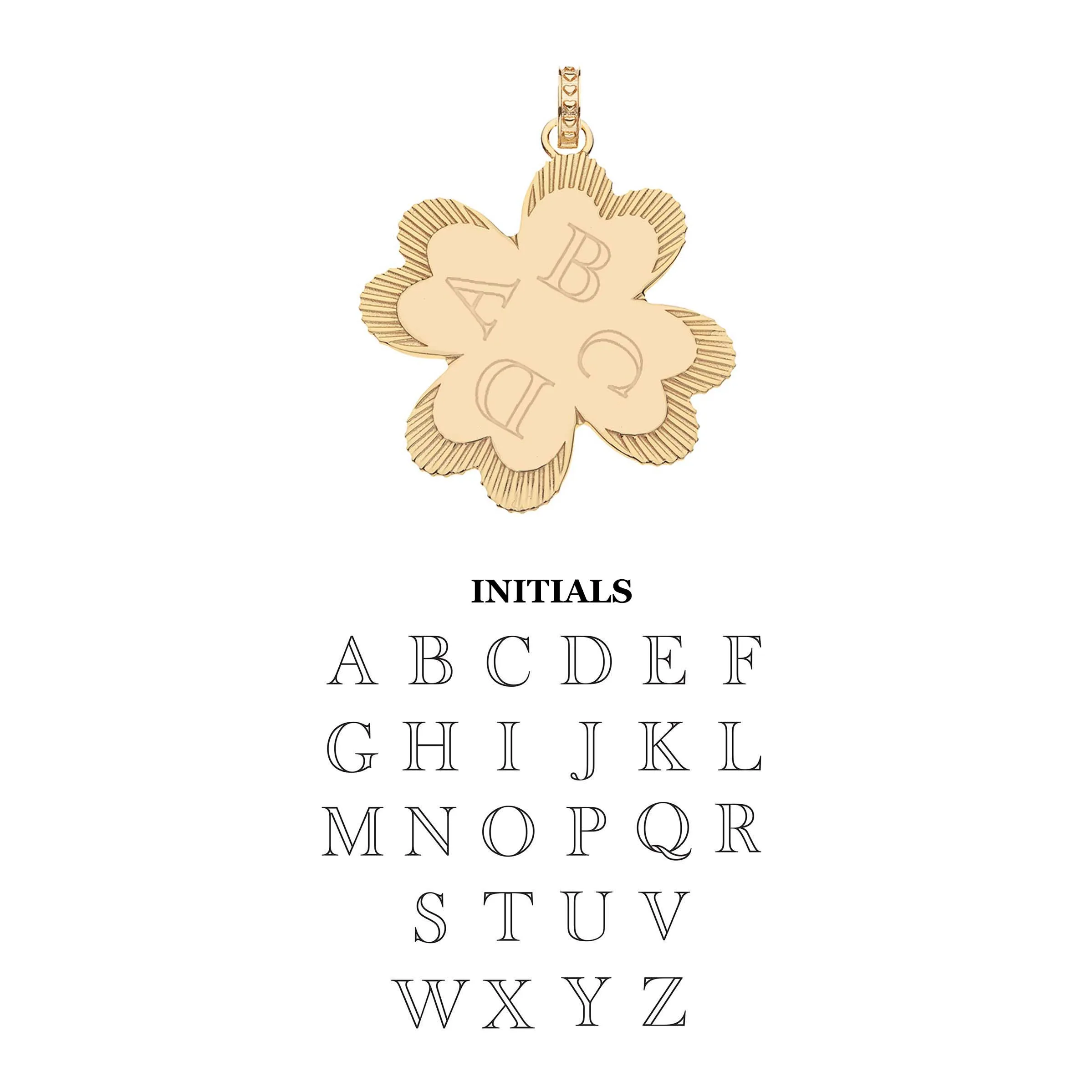 LUCKY in Love Clover Pendant with Turquoise sold by Jane Win product image thumbnail 4