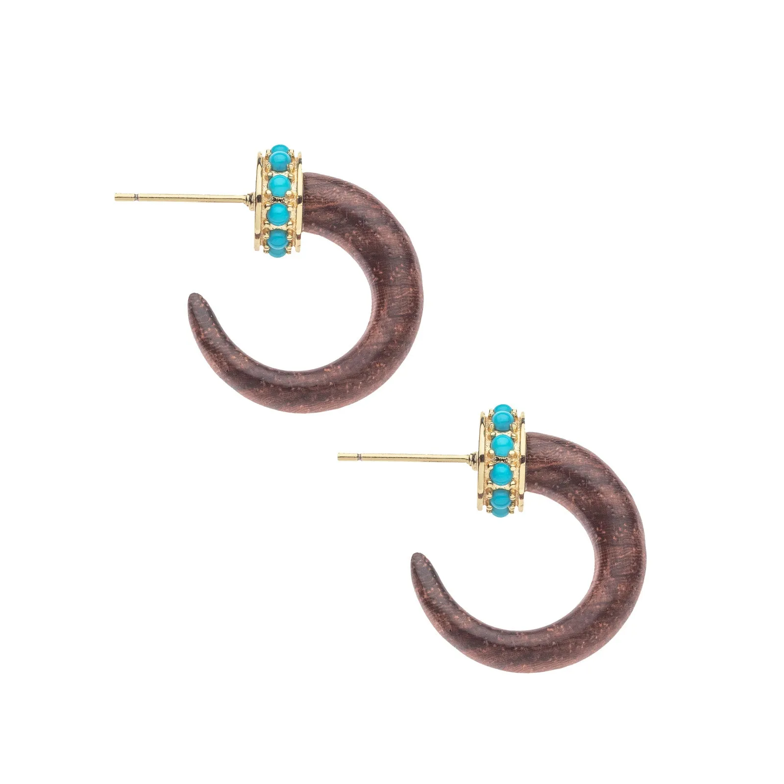 Carved with LOVE Wood Hoop Earrings SALE sold by Jane Win