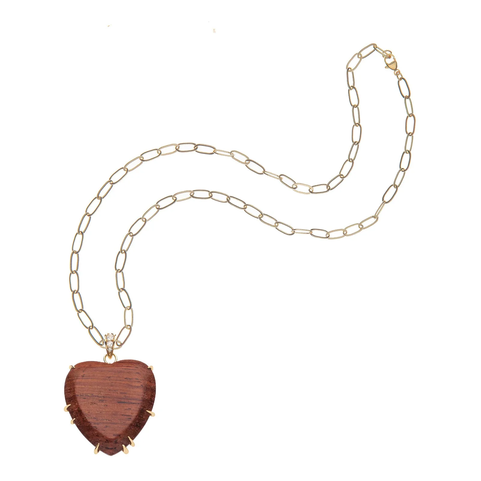 Carved with LOVE Wood Heart Pendant sold by Jane Win product image thumbnail 5