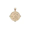 GRACE JW Small Pendant Coin in Solid Gold sold by Jane Win