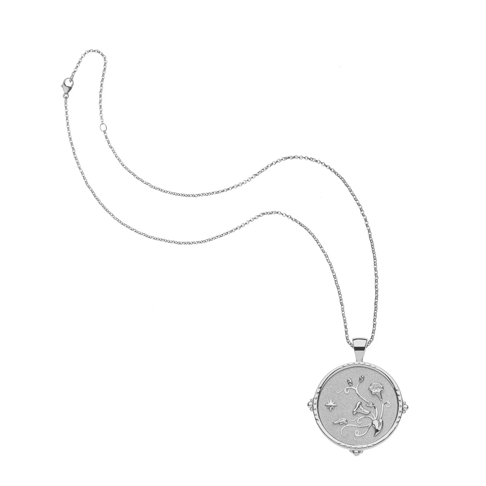 GRACE JW Original Pendant Coin in Silver sold by Jane Win product image thumbnail 5