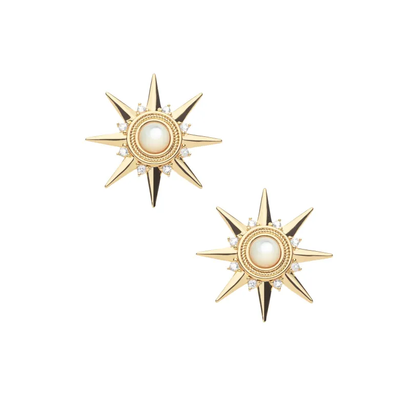 STRONG Supernova Earrings Mother of Pearl sold by Jane Win